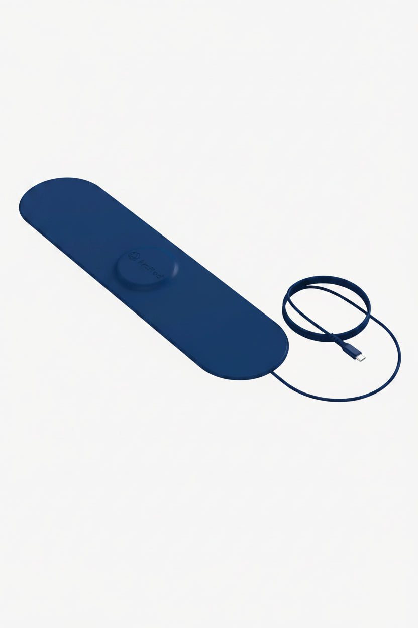Krafted Couch: Fast Charge Wireless Sofa Arm Charger - Deep Blue