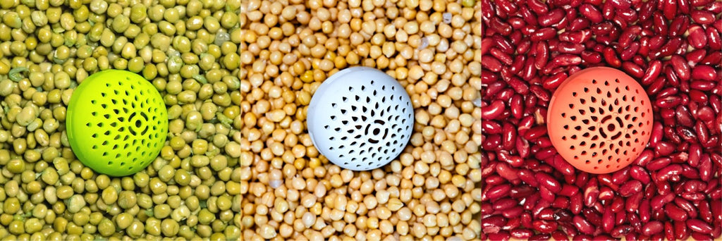 Siftr Micro Silicone Colander: Compact Can Strainer