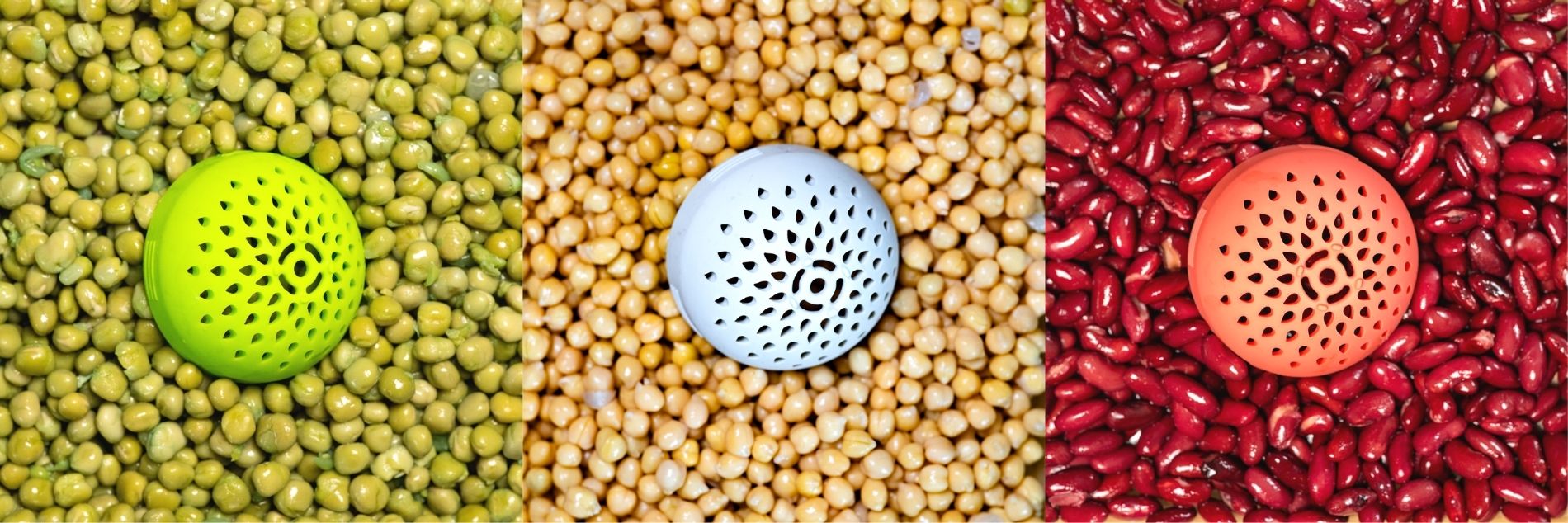 Siftr Micro Silicone Colander: Compact Can Strainer