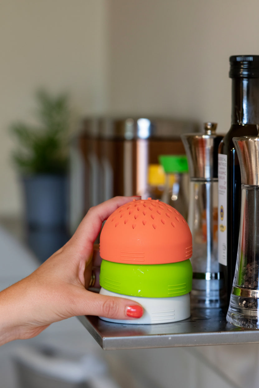 Siftr Micro Silicone Colander: Compact Can Strainer