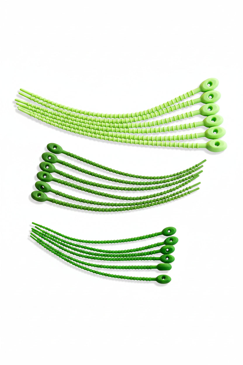 Siftr 18-Piece Reusable Silicone Ties: Multi-Purpose Organisers