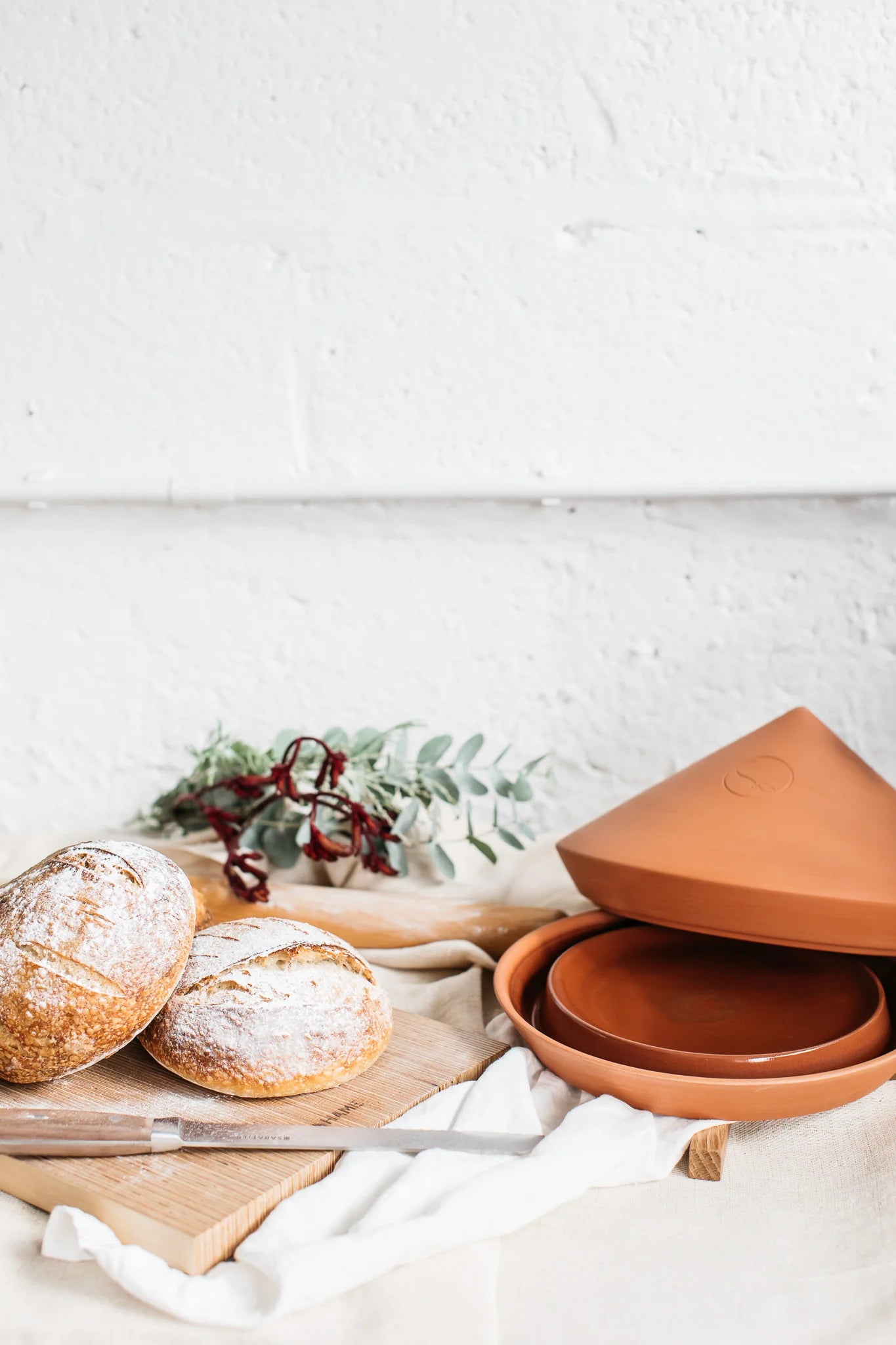 The Spring Oven: Self-Steaming Terracotta Bread Cloche